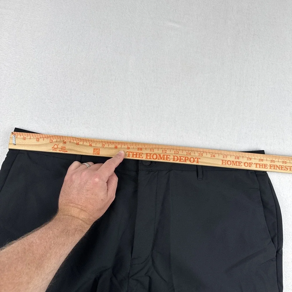 New! Lot of 2 Banana Republic Lightweight Flat front Pants 40*32 Black Beige